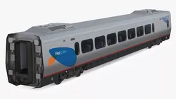 Acela Express First Class Car 3D model