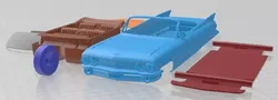 Cadillac Eldorado Convertible 1961 Printable Car 3D print model