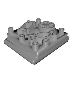 Candy Stamp Tile Set, 5 Sizes Motif, 20-40 mm, Perfect for Clay, Cookies & Fondant PRODUCT_3977