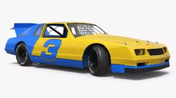Chevrolet Monte Carlo SS Nascar Racing Rigged for Cinema 4D 3D model