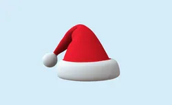 Christmas Santa Claus Hat v001