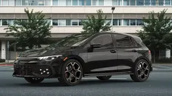 Compact Turbo Hatchback Car Black 3D model