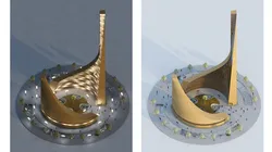 Dancing Tower Architectural Maquette rendering