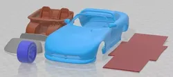 Dodge Viper RT10 1992 Printable Car 3D print model