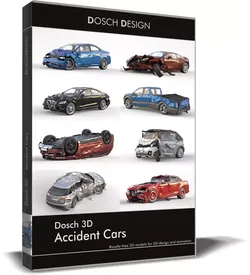 Dosch 3D - Accident Cars 3D model