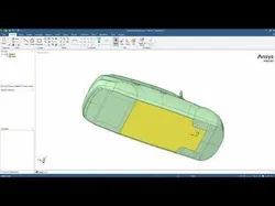 DrivAer CAD solid body for CFD Estate Back aka Station Wagon 3D model