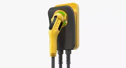 Electric Car Charging Connector Generic 3D model