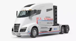 Electric Semi Truck Nikola One EV 3D model