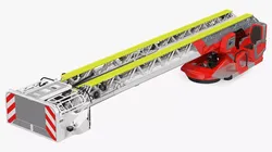 Folded Turntable Ladder 3D model