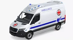 Generic Ambulance Van 3D model