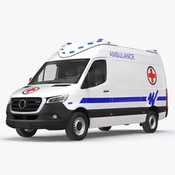 Generic Ambulance Van 3D model