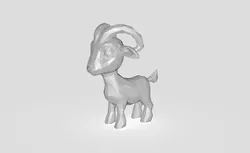 Goat Low-poly