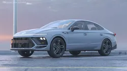 Hyundai Sonata Modern Sedan 2024 Rigged 3D model