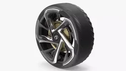 Lexus Futuristic Alloy Wheel 3D model