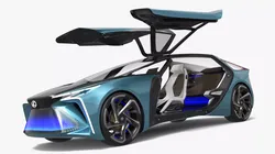 Lexus LF30 Electrified Concept Car Blue 3D model