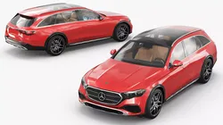 Mercedes Benz E450 2025 Estate Car Simplified 3D model