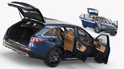 Mercedes Benz E450 2025 Touring Wagon Modern Rigged 3D model