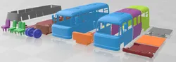 Mercedes Benz O 309 1979 Printable Bus 3D Print Model in Automotive 547807