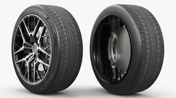 Mercedes Benz Performance Rim Multi Spoke 3D model