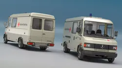 Mercedes Benz T2 507D Ambulance Van Beige 3D model