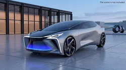 Modern Electric Concept Coupe White Rigged for Cinema 4D 3D model
