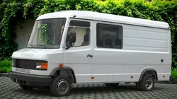 Multi Purpose Commercial Transport Van White Rigged 3D model