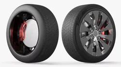 Multi Spoke Car Wheel Rim 3D model