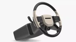 Multifunction Steering Wheel with Control Panel 3D model