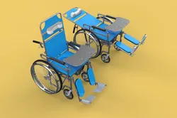 MULTIFUNCTION WHEELCHAIR COMMODE CLOSET TOILET RECLINING FOLDING