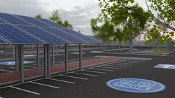 Parking Lot Environment Pack Low-poly 3D model