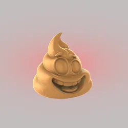 Poop miniature - multi color 3d model