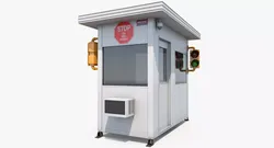 Portable Security Cabin 3D model