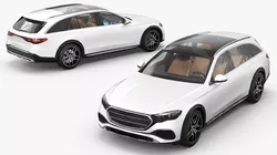 Premium Station Wagon Car with Sport Design Rigged for Maya 3D model
