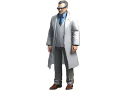 Professional Lab Coat Character