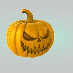 Pumpkin Halloween miniature - 3D model