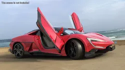 Red Supercar BYD Yangwang U9 Rigged for Maya 3D model