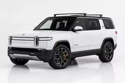 Rivian R1S Electric Adventure SUV partial interior 3D model