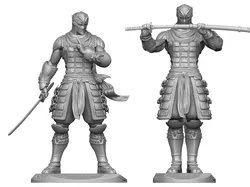 RYU HAYABUSA Ninja Gaiden with a sword 2 options for 3D printing STL 3D Print Model in Man 548768