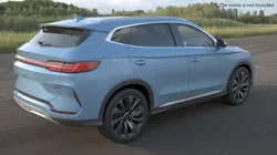 Seal U BYD Electric Family SUV Blue Rigged for Maya 3D model