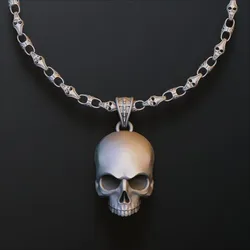 Skull Chain Pendant Set 3D Model Collection