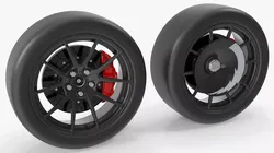 Sports Wheel Rim Set 3D model