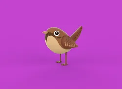 Stylized Cute - Sparrow Bird