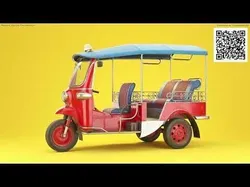 Tuk Tuk Taxi PBR 3D model
