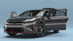 Urban Sport Sedan Vehicle Black Rigged for Maya 3D model