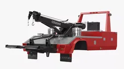 USA Cougar Century Wrecker Body Assembly Red 3D model
