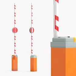 Vehicle Safety Barrier 3D model