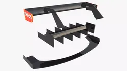 Voltex Aero Spoiler with Diffuser Elements Set 3D model