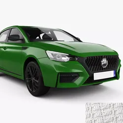 2021 Compact Sedan 3D model