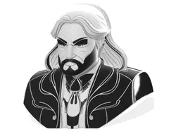 3D Illustrated Character Bust