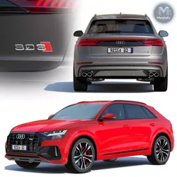 AUDI SQ8 2023 3D model